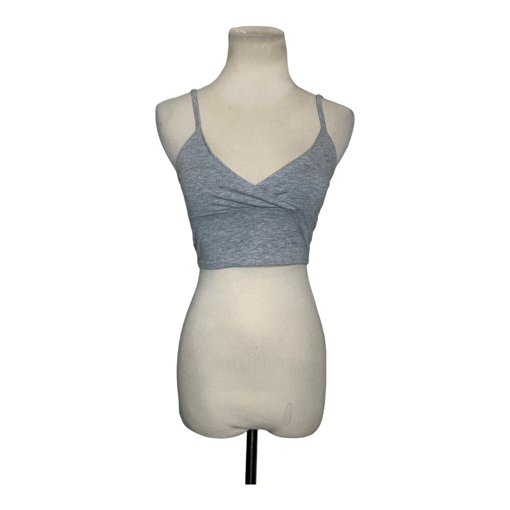 Pretty Little Thing gray bralette size 2